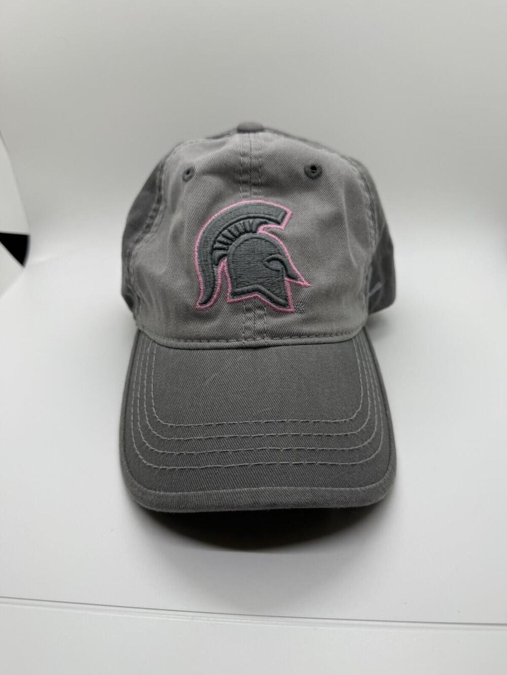 Zephyr Michigan State Hat-Gray+Pink/Adjustable/Collegiate Licensed/NCAA